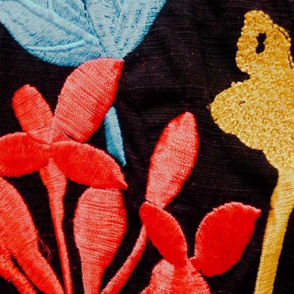 Anthropologie Beth Bowley Flower Embroidered Dress - Picture 3 of 6